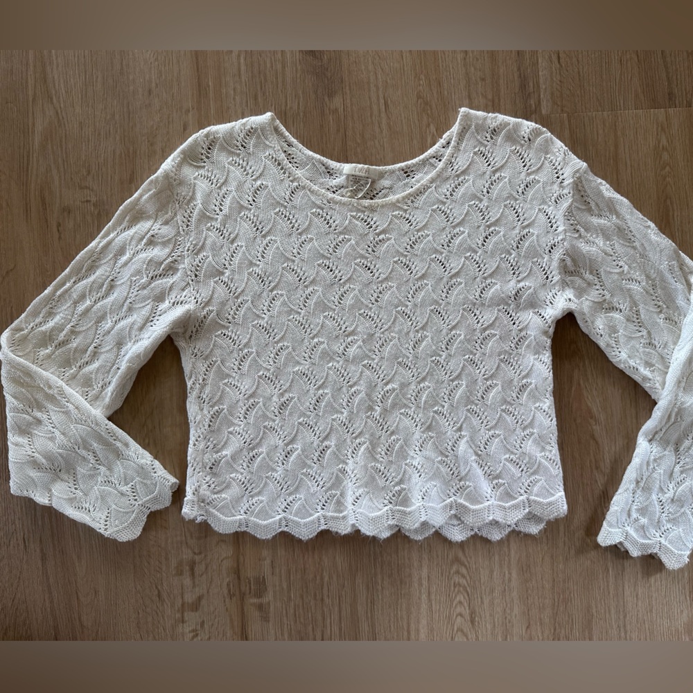 Lace Knit Sweater